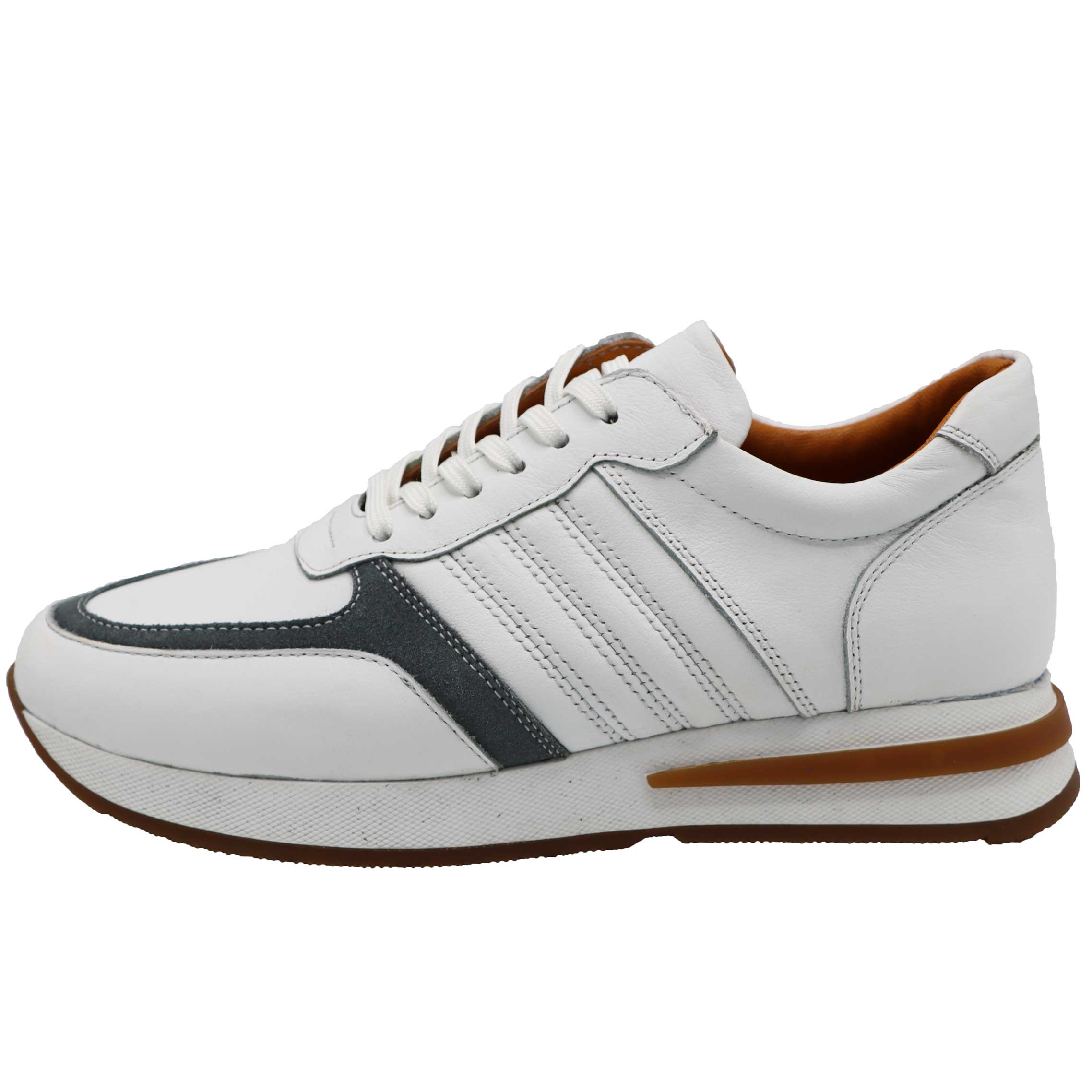 2-سفید-1.jpg کفش روزمره زنانه مدل شوکا بندی - Image 1