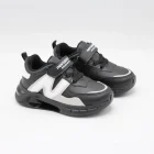 کفش بچه گانه مدل نیوبالانس چسبی مشکی - Image 5