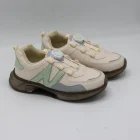 کفش بچه گانه مدل نیوبالانس زیپلاین کرم سبز - Image 5