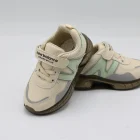 کفش بچه گانه مدل نیوبالانس چسبی کرم سبز - Image 5